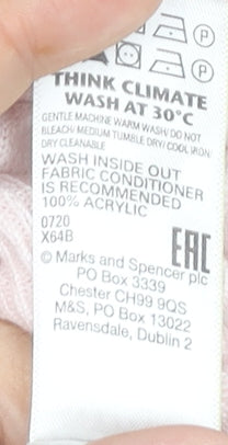Marks and Spencer Women's Pink Jumper Size 12