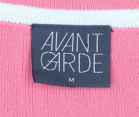 Avant Garde Women's Pink Wrap Top, Size M, Casual