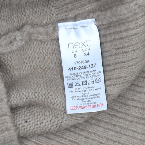 Next Women's Beige Tunic Jumper - Size 6