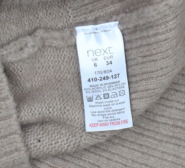 Next Women's Beige Tunic Jumper - Size 6