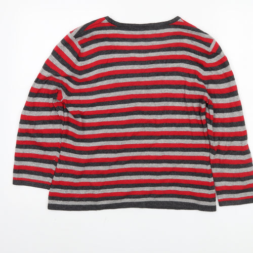 Precis Women's Multicoloured M Striped Pullover Jumper