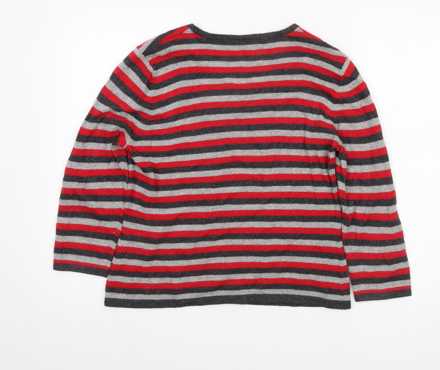 Precis Women's Multicoloured M Striped Pullover Jumper