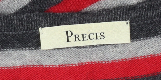 Precis Women's Multicoloured M Striped Pullover Jumper