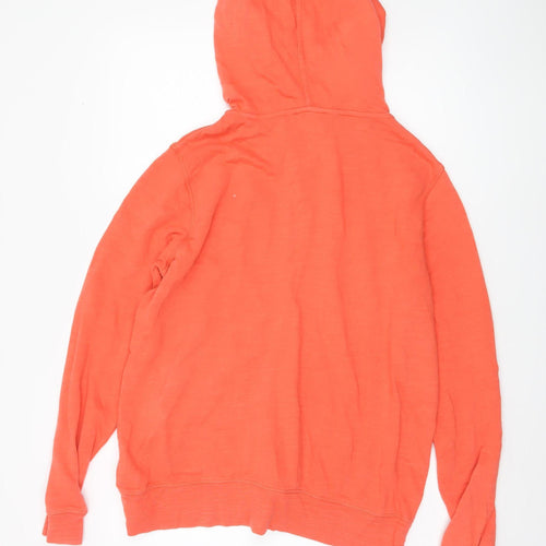 Marks and Spencer Women's Orange Hoodie Size 16