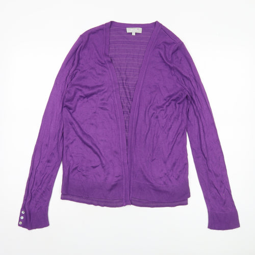 Marks and Spencer Women's Purple Open Front Cardigan Size 12