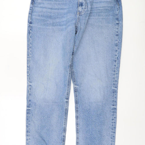 Zara Women's Blue Straight Jeans Size 16
