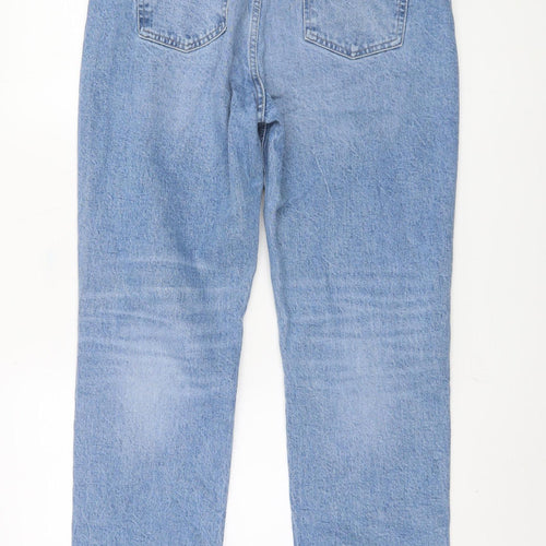 Zara Women's Blue Straight Jeans Size 16