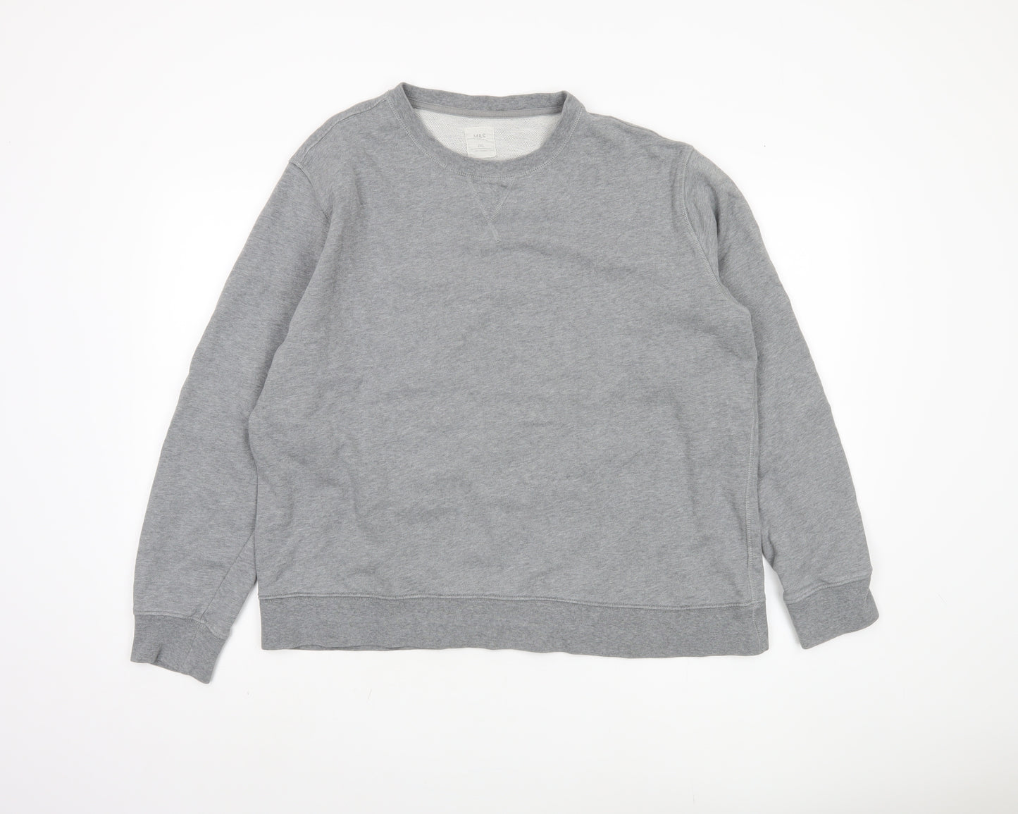 Marks and Spencer Men's Grey 2XL Sweatshirt