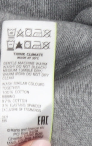 Marks and Spencer Men's Grey 2XL Sweatshirt