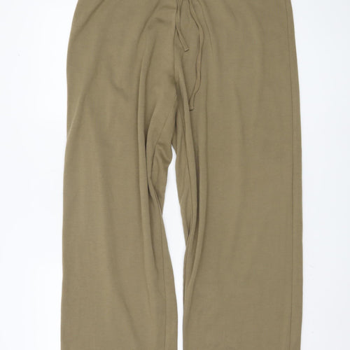 TIGI Wear Beige Women's Jogger Trousers, L - Relaxed Style