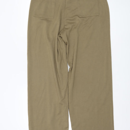 TIGI Wear Beige Women's Jogger Trousers, L - Relaxed Style