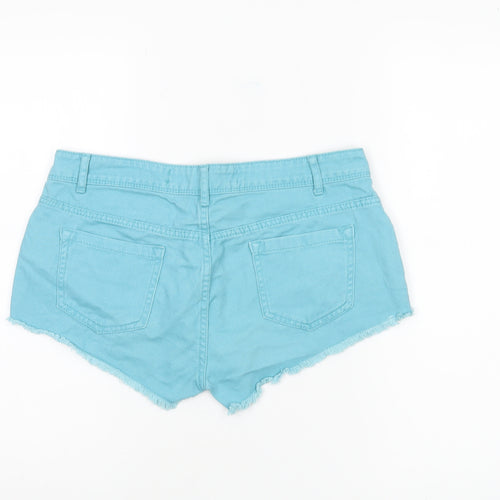 Denim Co. Women's Blue Cut-Off Shorts Size 10