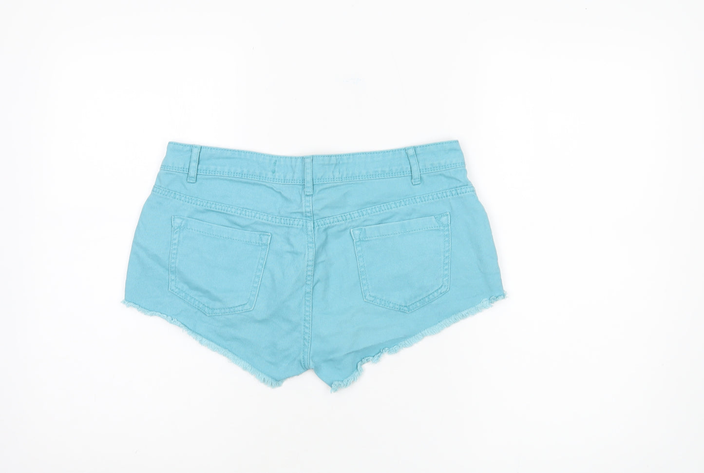 Denim Co. Women's Blue Cut-Off Shorts Size 10