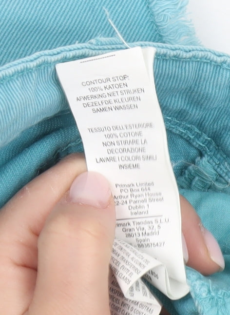 Denim Co. Women's Blue Cut-Off Shorts Size 10