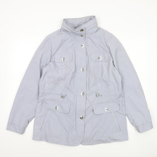 Marks and Spencer Women's Grey Basic Jacket Size 14