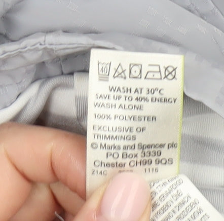 Marks and Spencer Women's Grey Basic Jacket Size 14