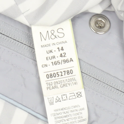Marks and Spencer Women's Grey Basic Jacket Size 14