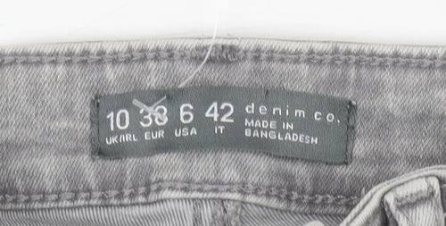 Denim Co Women's Grey Skinny Jeans Size 10