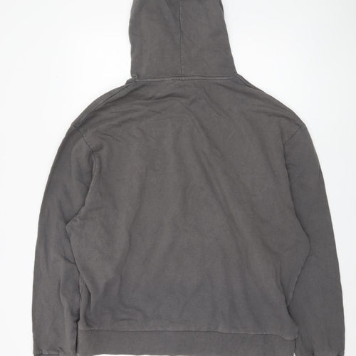 COLLUSION Men's Grey Pullover Hoodie, Regular Fit