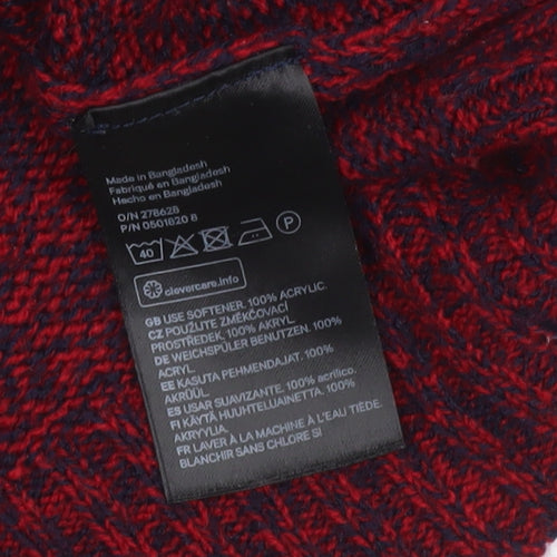 Divided by H&M Women's Red Pullover Jumper XS