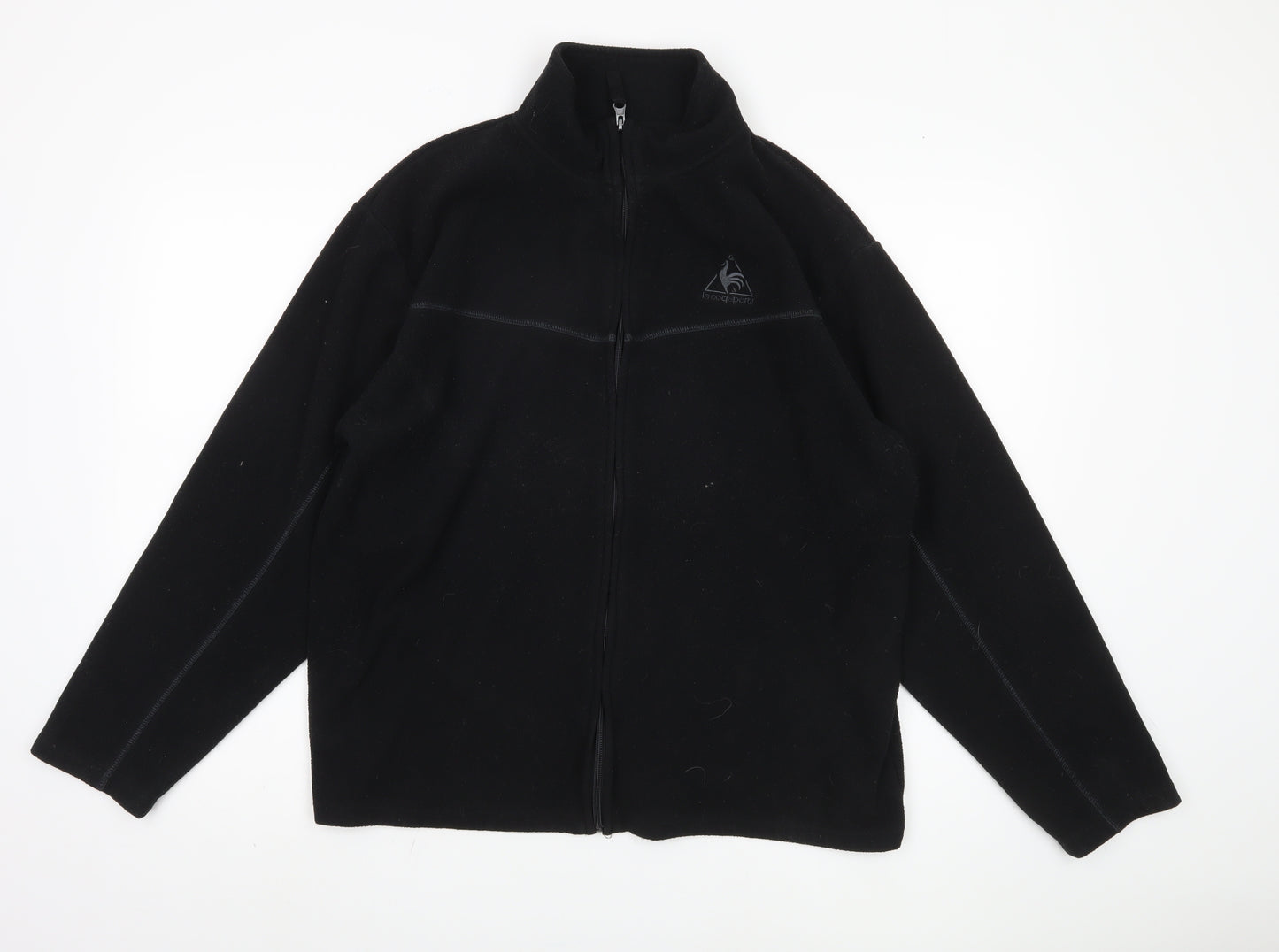 Le Coq Sportif Men's Black XL Fleece Jacket
