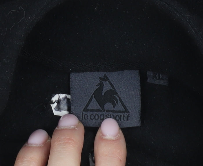 Le Coq Sportif Men's Black XL Fleece Jacket