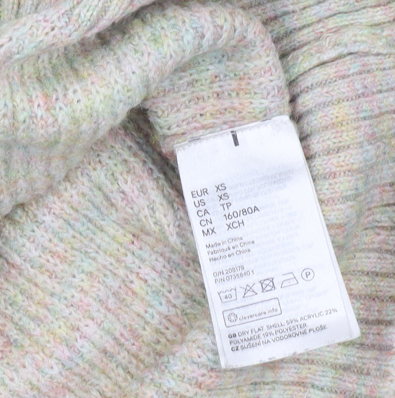 H&M Women's Multicoloured XS Pullover Jumper