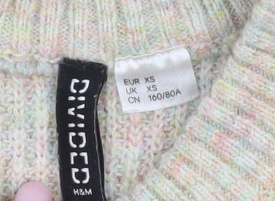H&M Women's Multicoloured XS Pullover Jumper