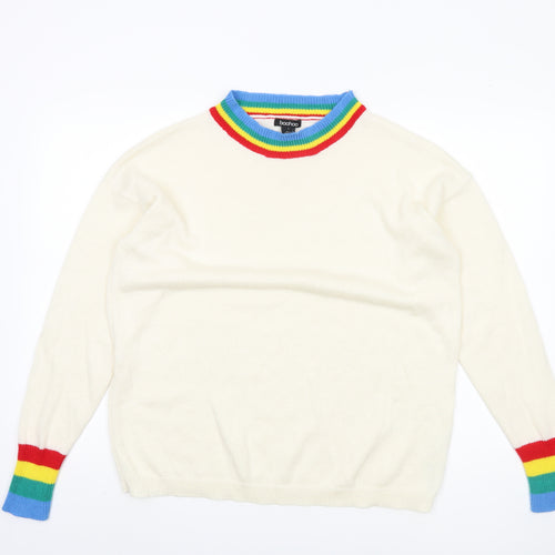 Boohoo Womens Multicoloured L Pullover Jumper