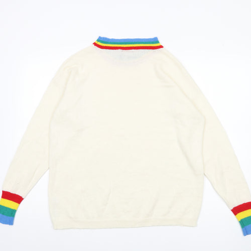 Boohoo Womens Multicoloured L Pullover Jumper