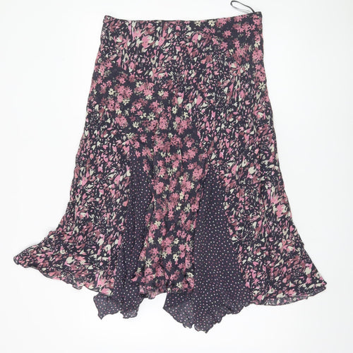 Marks and Spencer Women's Floral Long A-Line Skirt, Size 14