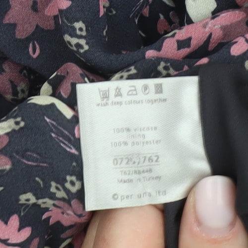 Marks and Spencer Women's Floral Long A-Line Skirt, Size 14