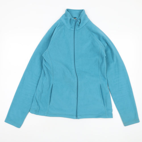 Mountain Warehouse Women's Blue Fleece Jacket Size 10