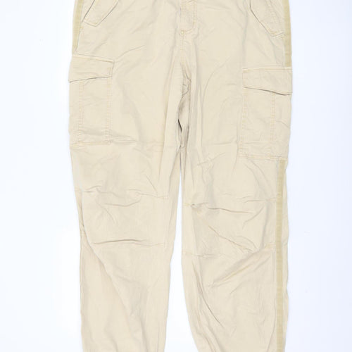 Marks and Spencer Women's Beige Cargo Trousers Size 18