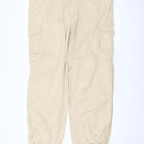 Marks and Spencer Women's Beige Cargo Trousers Size 18