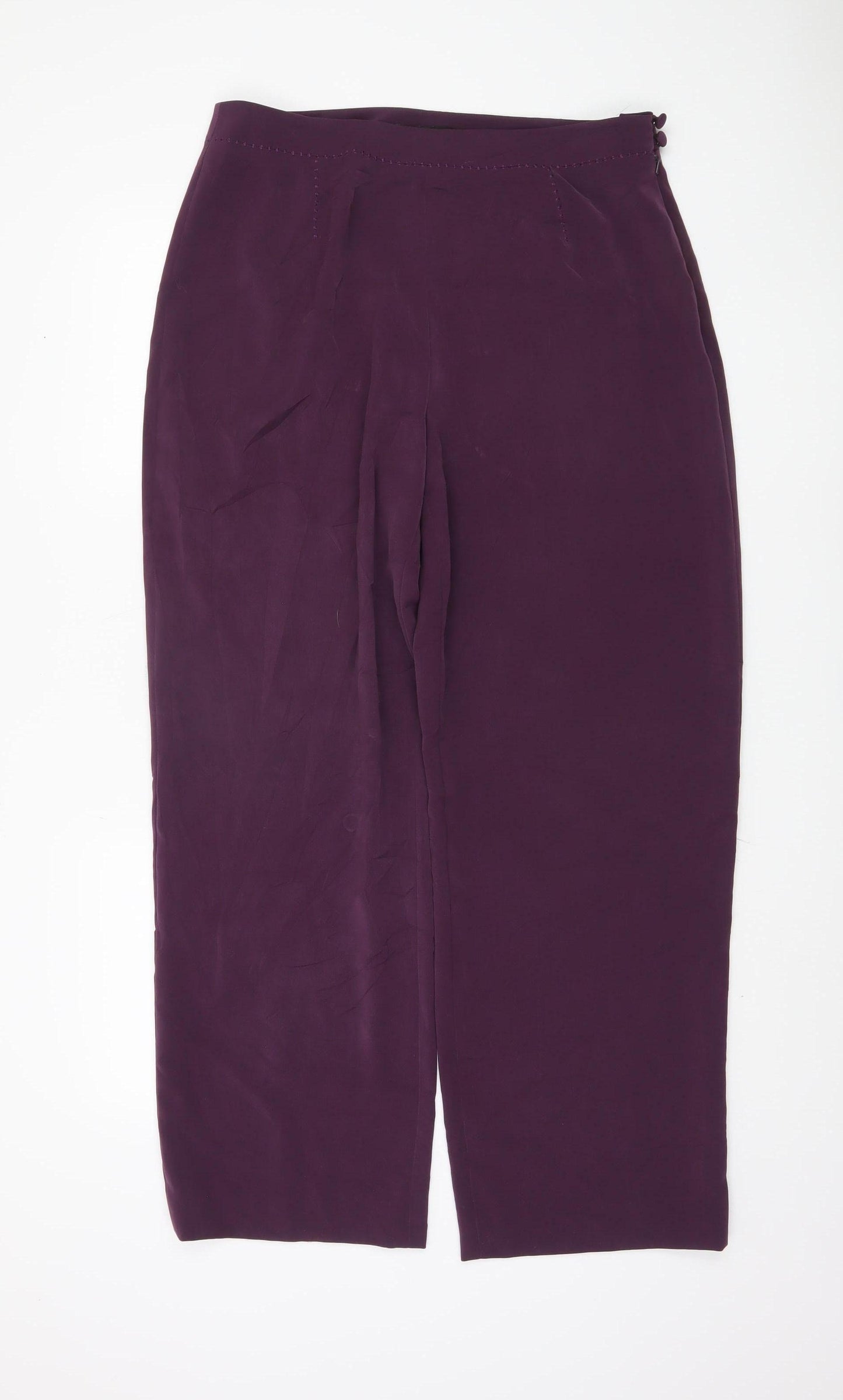 Jacques Vert Women's Purple Trousers Size 16