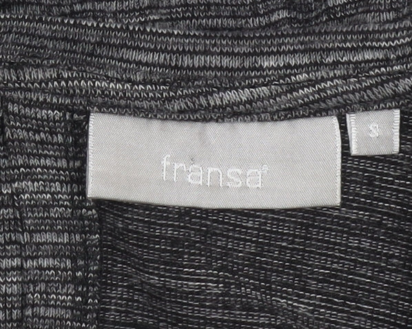 Fransa Women's Grey Dress, Size S, Long Sleeve, Excellent Condition