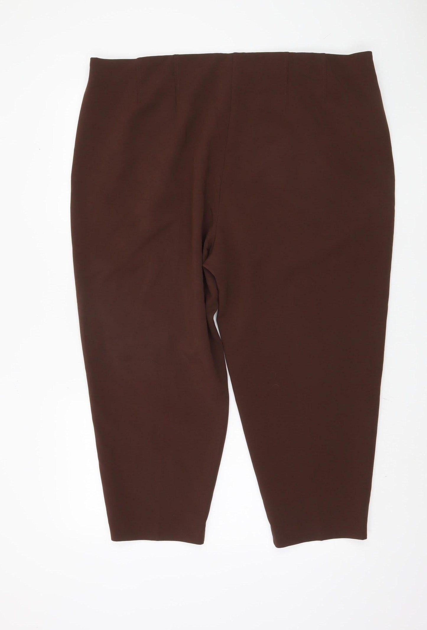 Marks and Spencer Women's Brown Plus Size Trousers