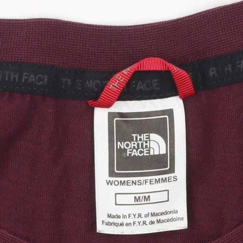 The North Face Women's Red Cotton T-Shirt, M, Casual