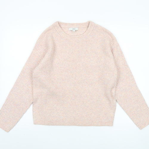 Marks and Spencer Women's Beige Knit Pullover Jumper - S