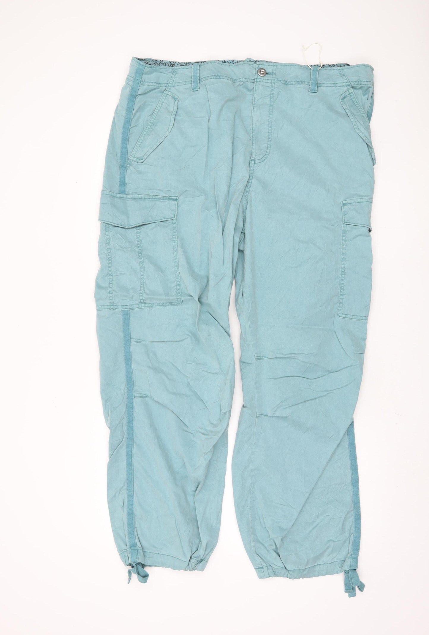 Marks and Spencer Women's Green Cargo Trousers Size 20