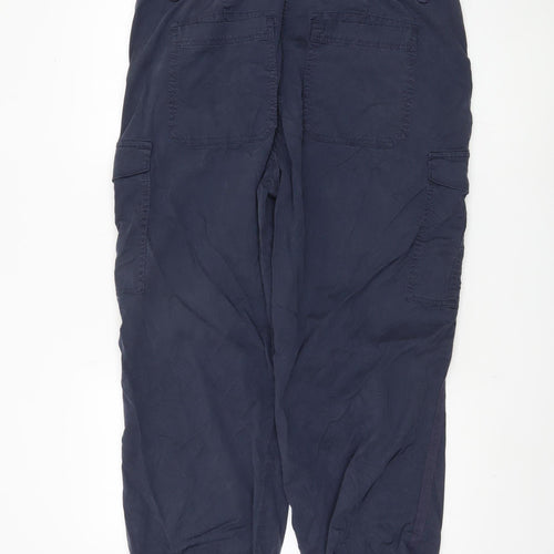 Marks and Spencer Women's Blue Cargo Trousers Size 18