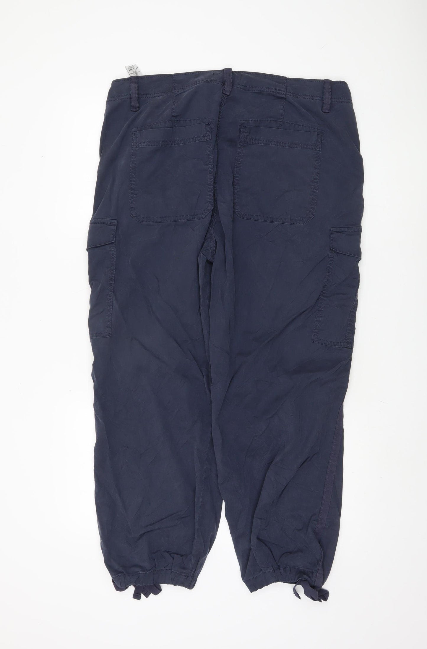 Marks and Spencer Women's Blue Cargo Trousers Size 18