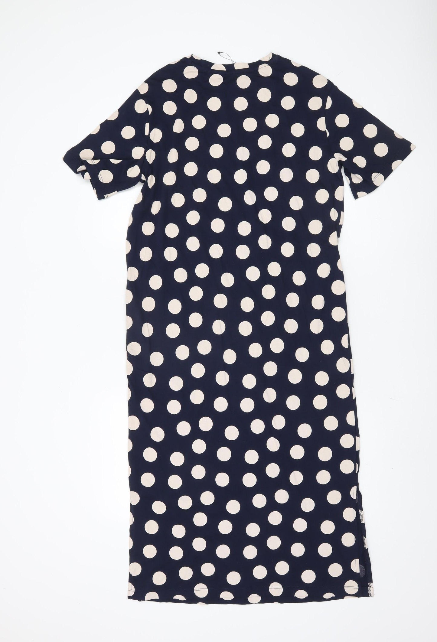 Marks and Spencer Blue Polka Dot Dress Size 8