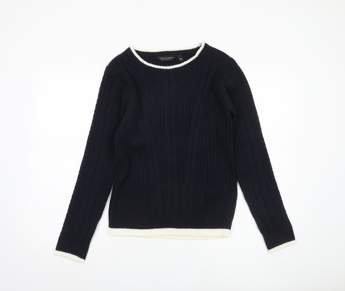 Dorothy Perkins Women's Black Pullover Jumper Size 10