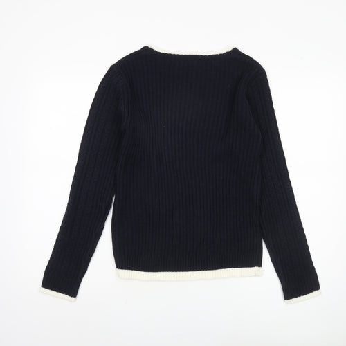 Dorothy Perkins Women's Black Pullover Jumper Size 10