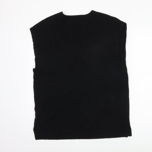 Marks and Spencer Women's Black Vest, Size 12, Cashmere