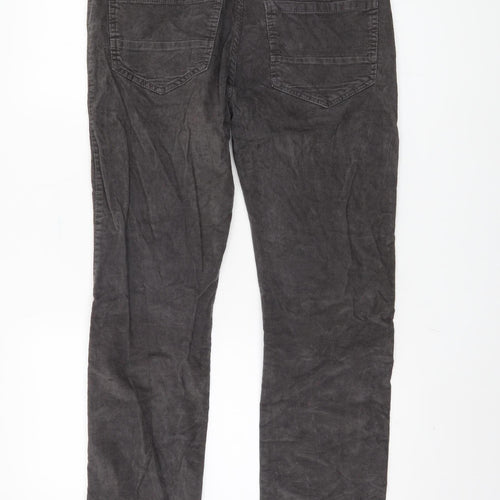 Denim Co. Men's Black Straight Trousers Size M