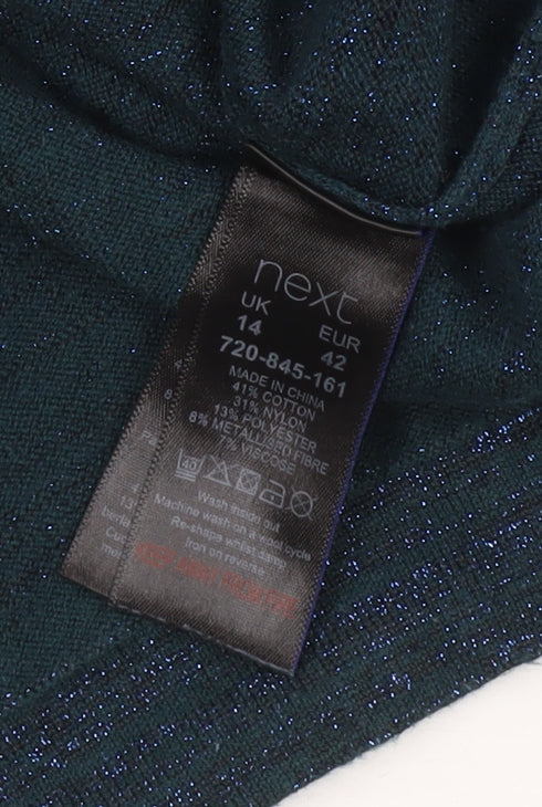 Next Women's Blue Pullover Jumper Size 14