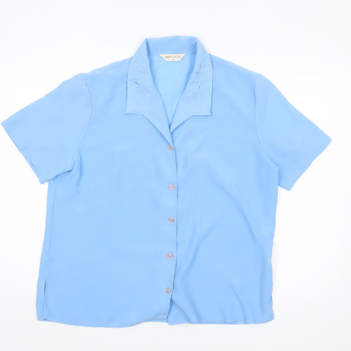 Bonmarché Women's Blue Blouse Size 18